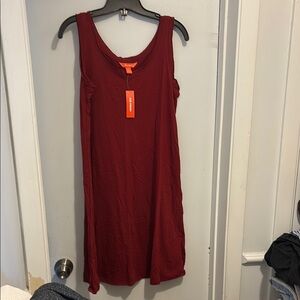 Joe Fresh Deep Red dress